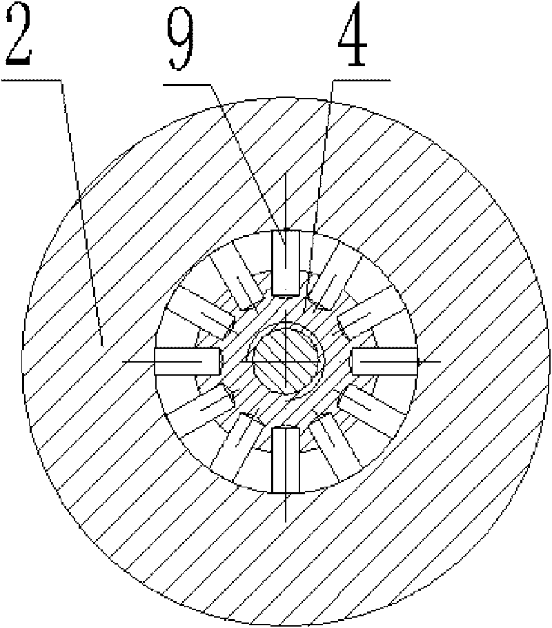 Combined efficient low-temperature trickle dynamic mixing device and special method thereof