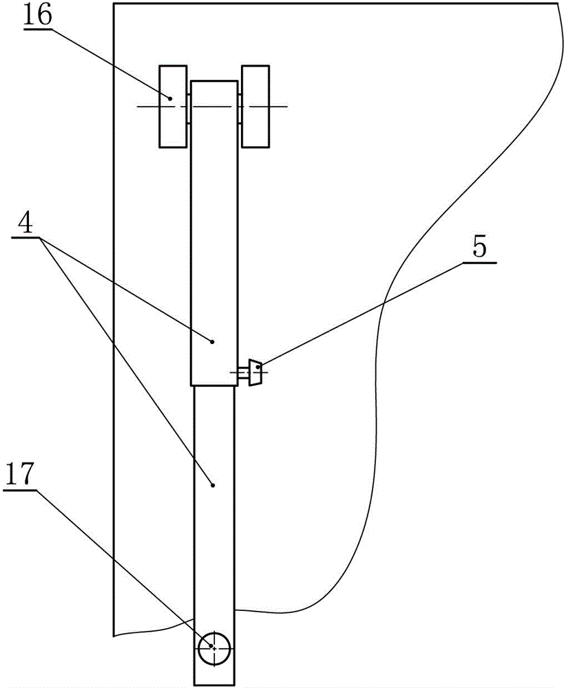 Cerebral injury position fixing support device