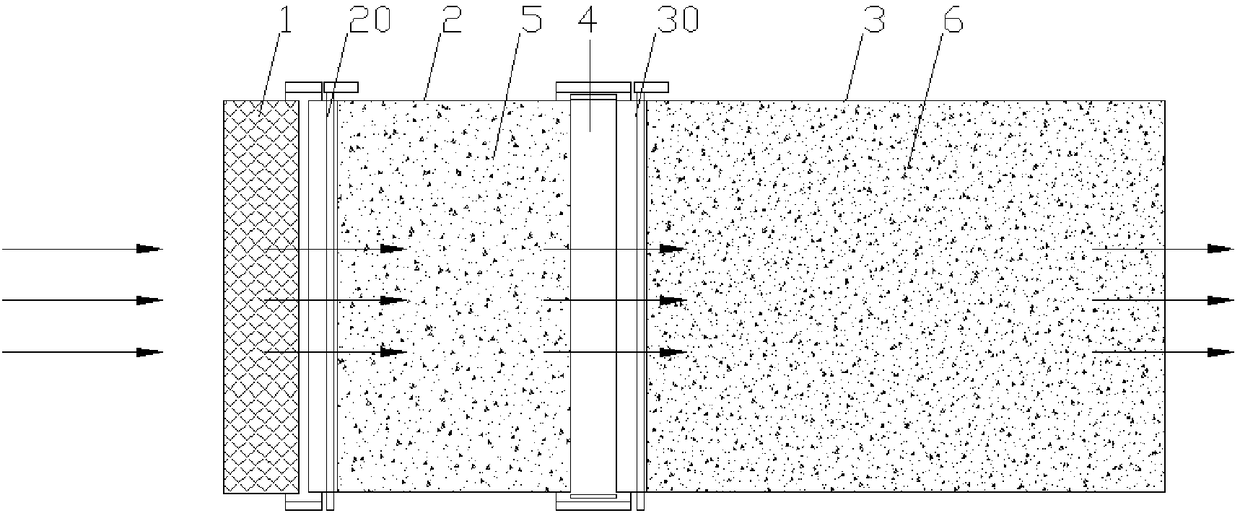 Method for filtering and treating wastewater from livestock and poultry slaughter houses