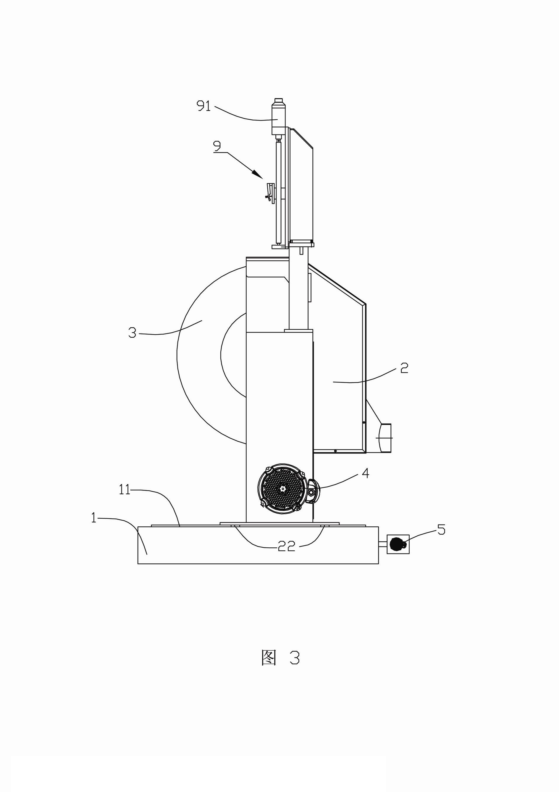 Method and equipment for controlling constant polishing force of buffing machine