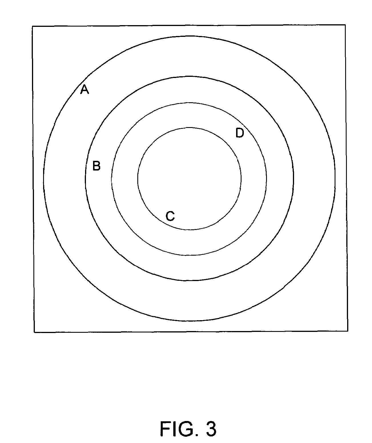 Method and apparatus for electronically generating an outline indicating the size of an energy zone imaged onto the IR detector of a radiometer