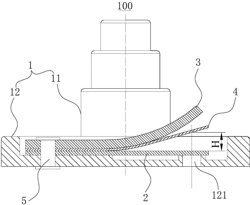 Rotary compressor and bearing component thereof