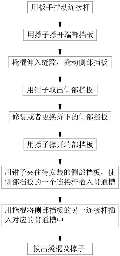 Cable clamp repairing method