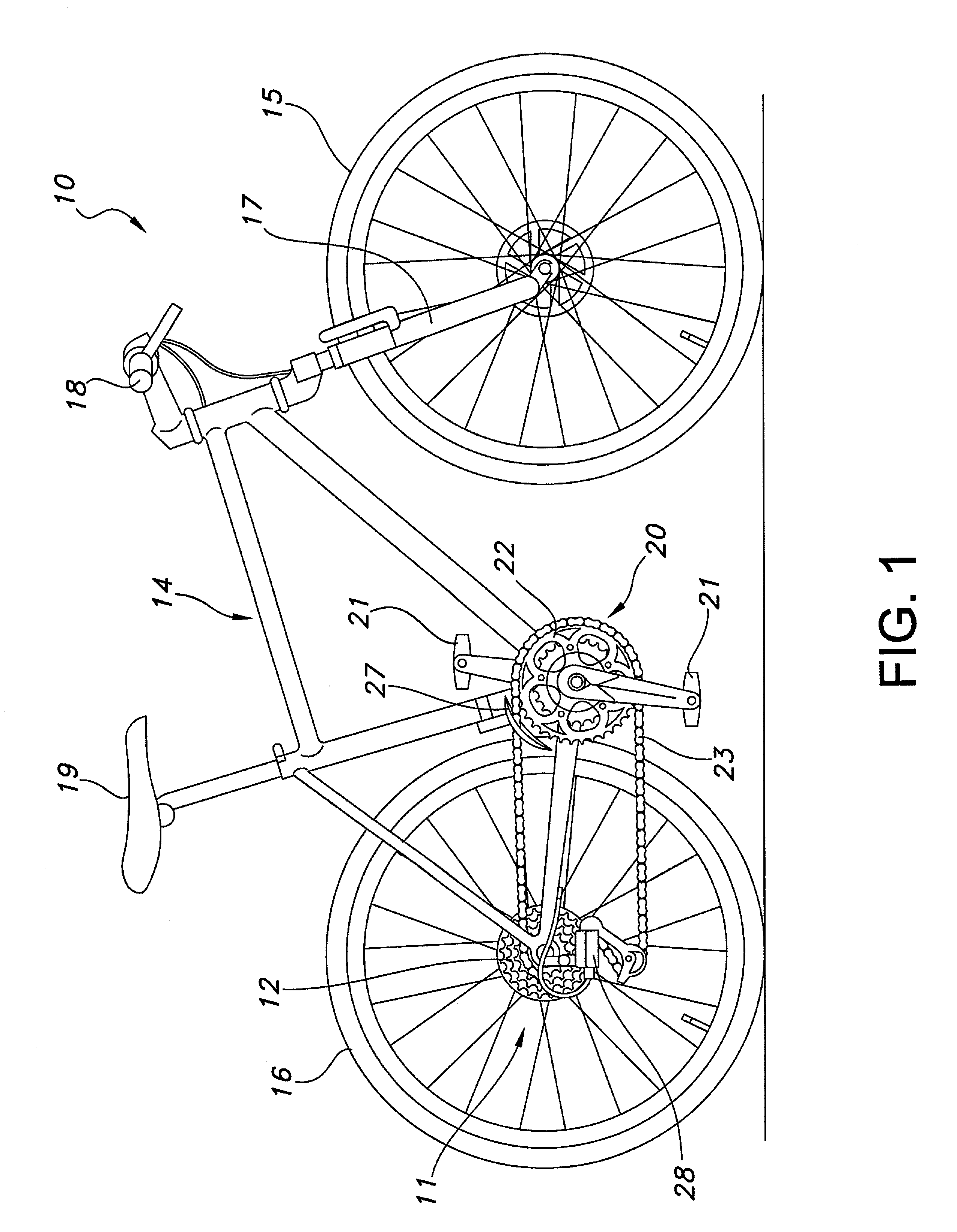 Bicycle rear sprocket assembly