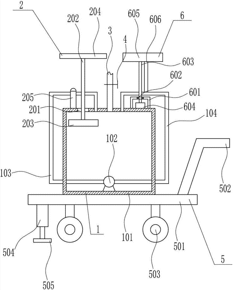 Dust removal device for building construction protection