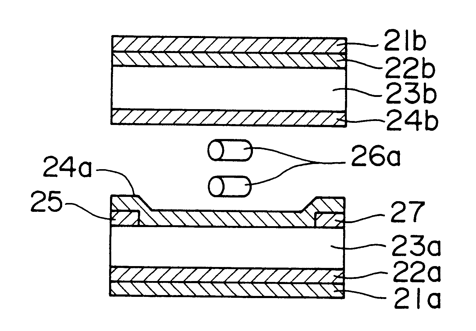 Liquid crystal display having optical compensatory sheet with negative uniaxial property and an optical axis parallel to the plane of the sheet