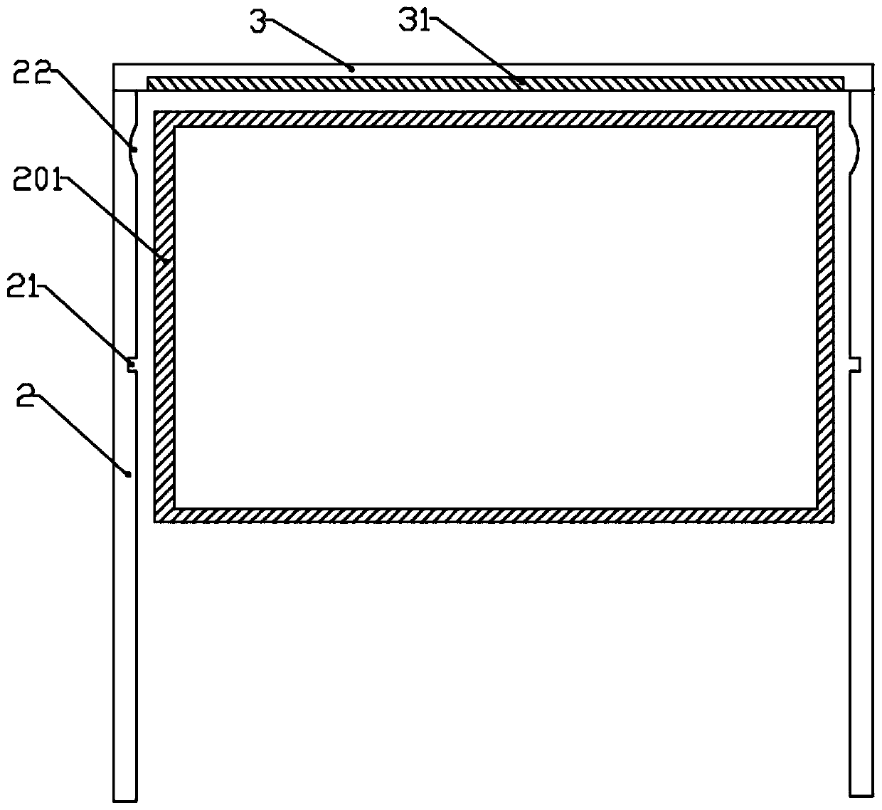 An automatic sliding door of an oven charging port and an oven