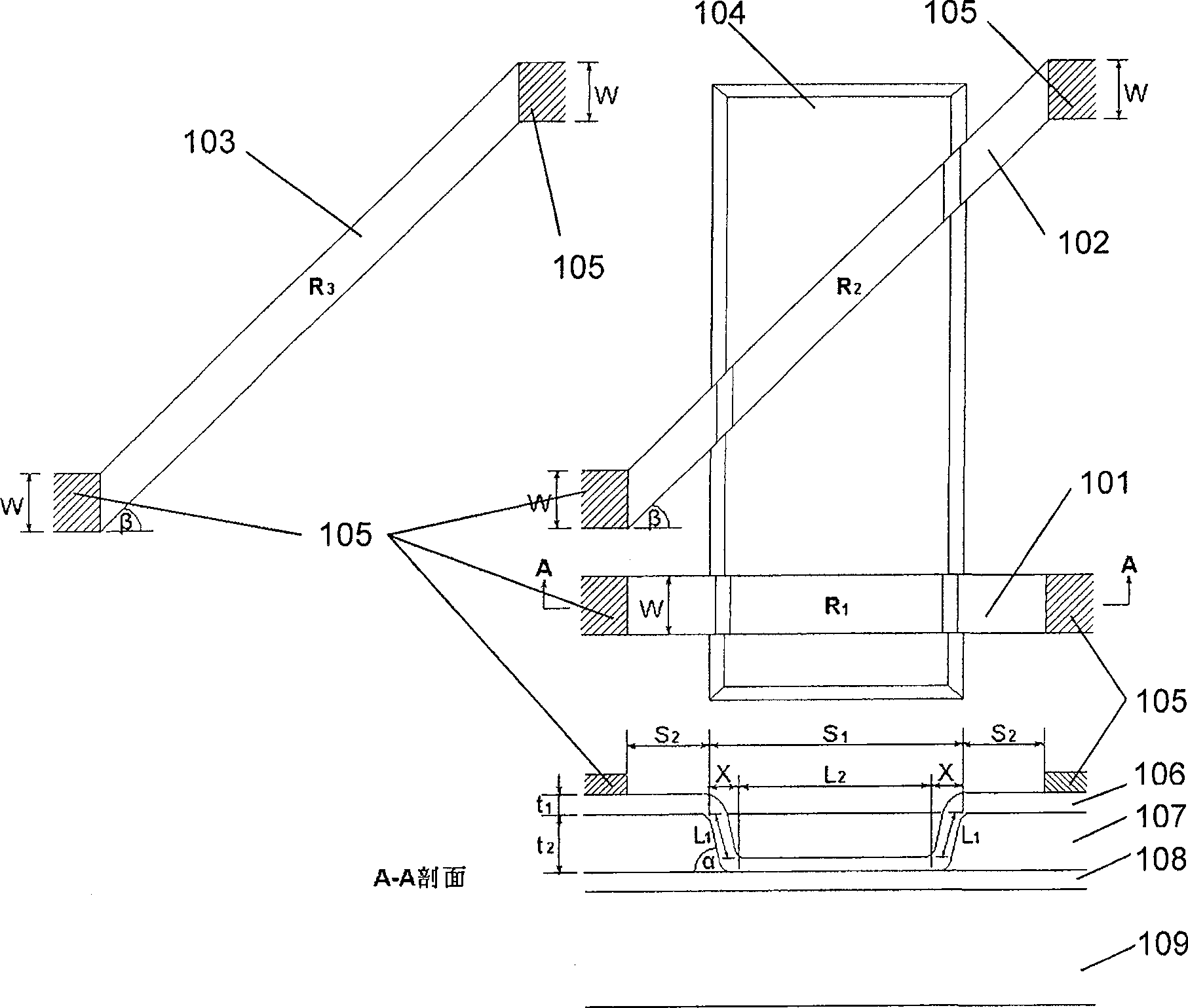 Insulation layer thickness electric test structure in micro electro-mechanical systems device structure