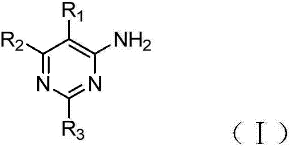 4-aminopyrimidine derivative used as adenosine A2A receptor antagonist and application thereof