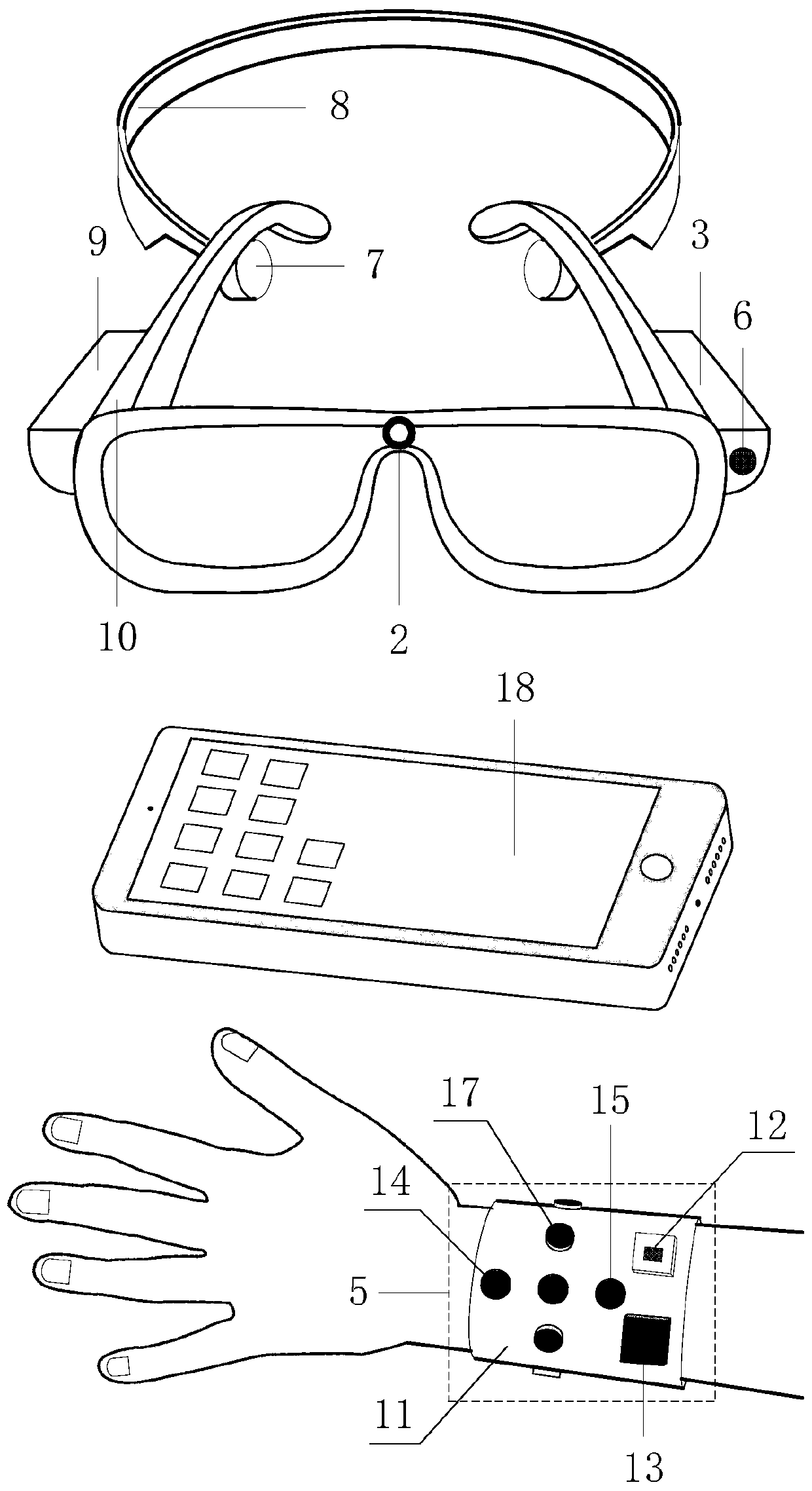Intelligent blind assisting system and method based on auditory and tactile guidance