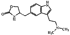 Lyophilized zolmitriptan nanometer powder and preparation method thereof