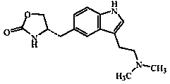 Lyophilized zolmitriptan nanometer powder and preparation method thereof