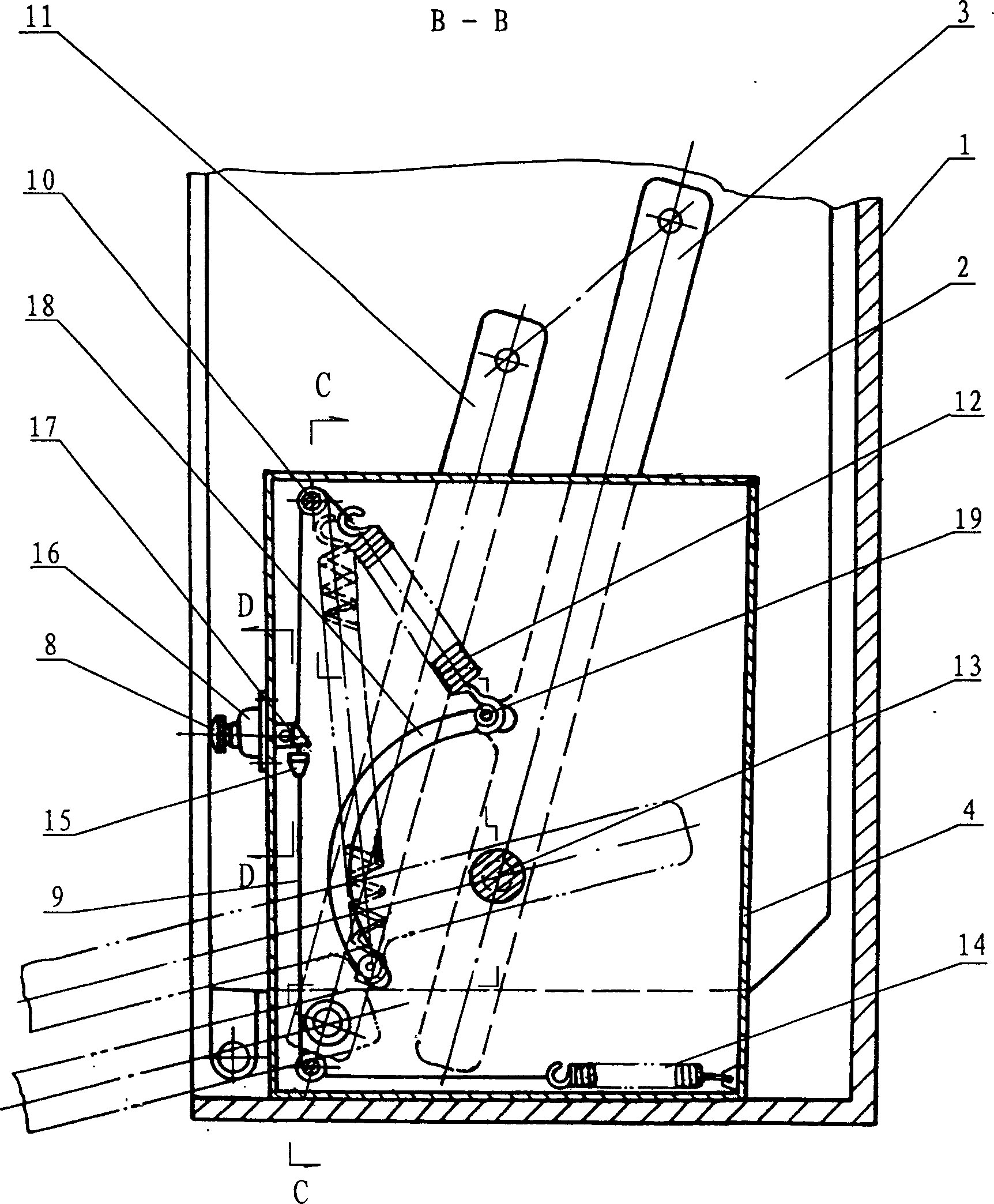 Rack elevator and loading mechanism