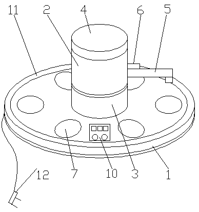 Automatic liquor dividing device