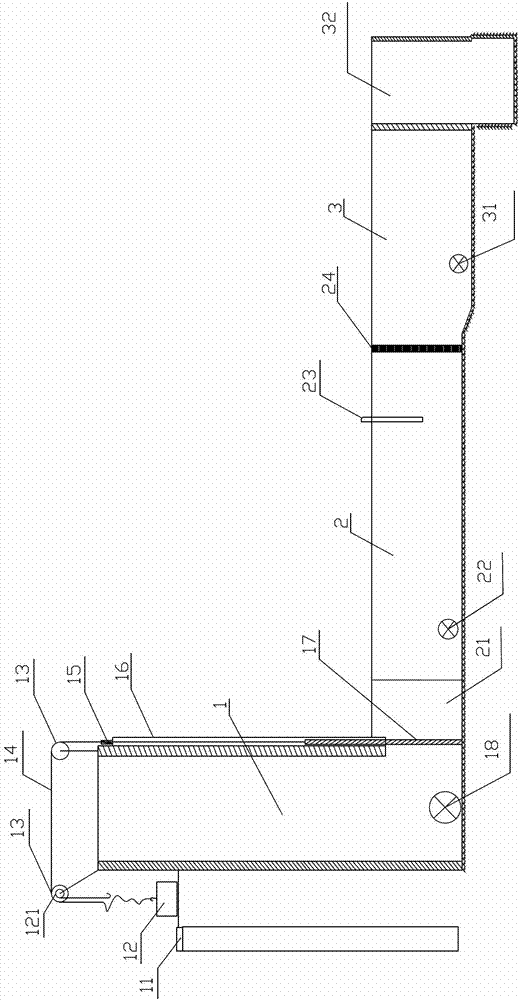 Device and method to imitate sea bore in hydraulic model test