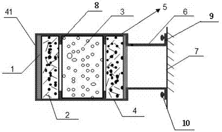 Broadband sound absorbing material and sound absorbing device