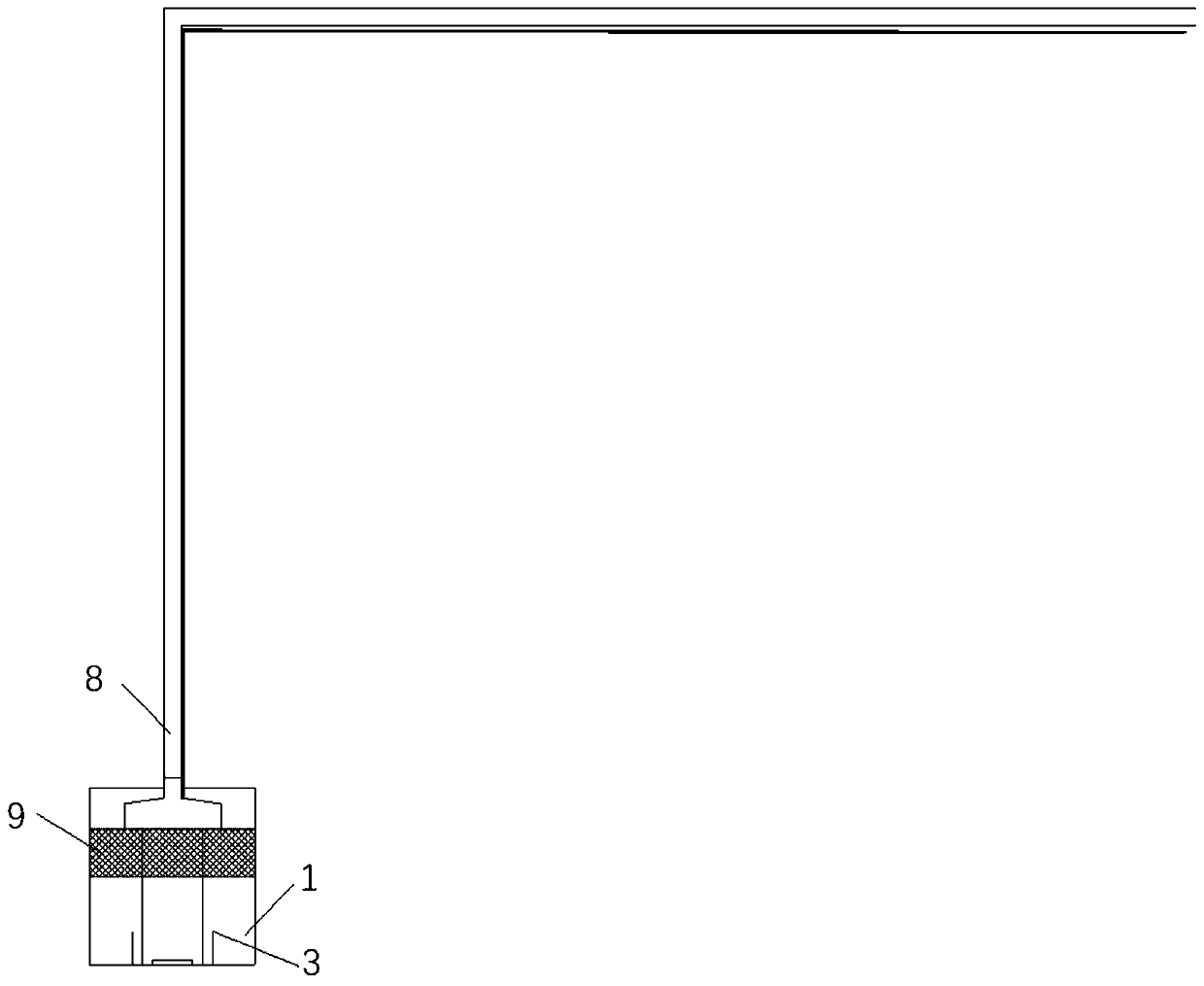 Submersible pump protection device used during drain well sealing