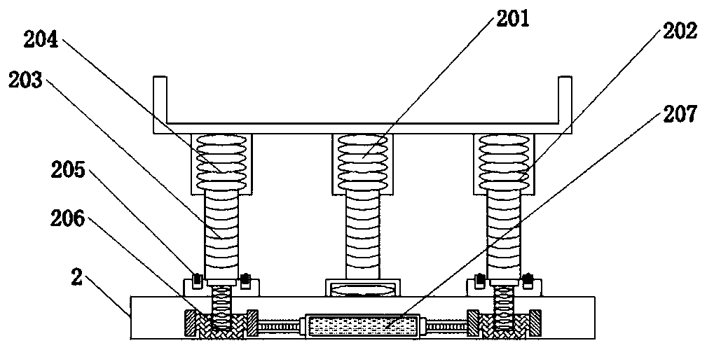 Intelligent kitchen lifting-type cleaning device