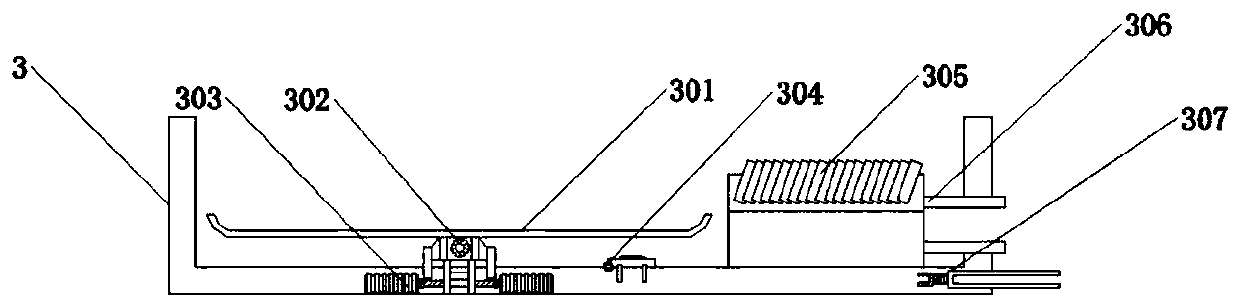 Intelligent kitchen lifting-type cleaning device