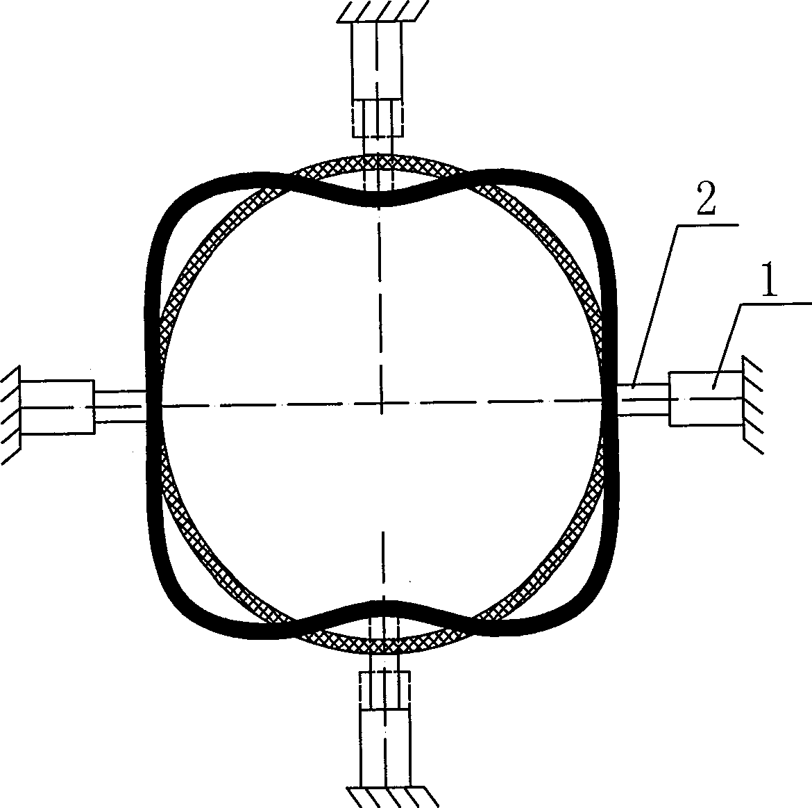 Elastica loading unit capable of simulating formation resistance capability