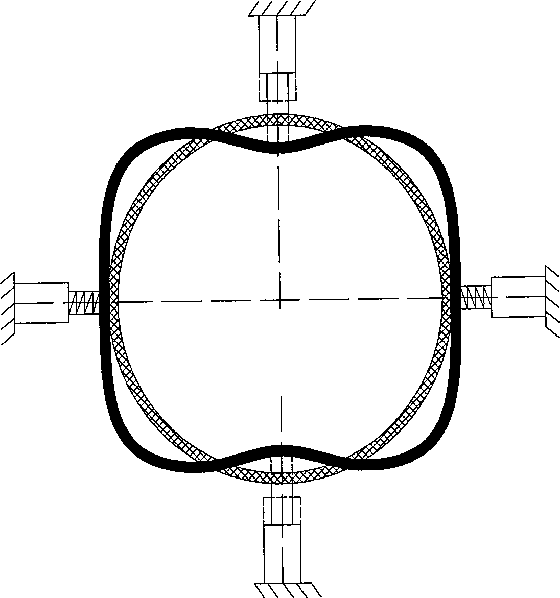 Elastica loading unit capable of simulating formation resistance capability