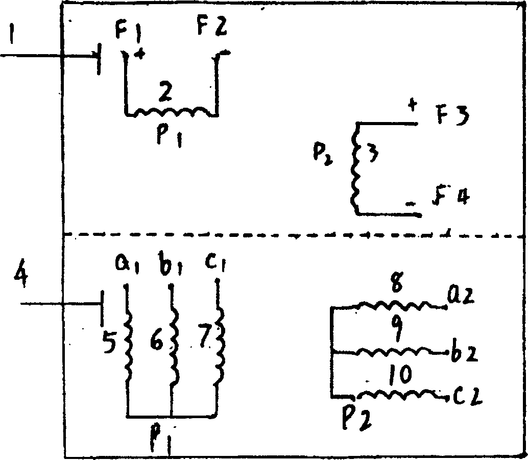 Multipole combined AC exciter