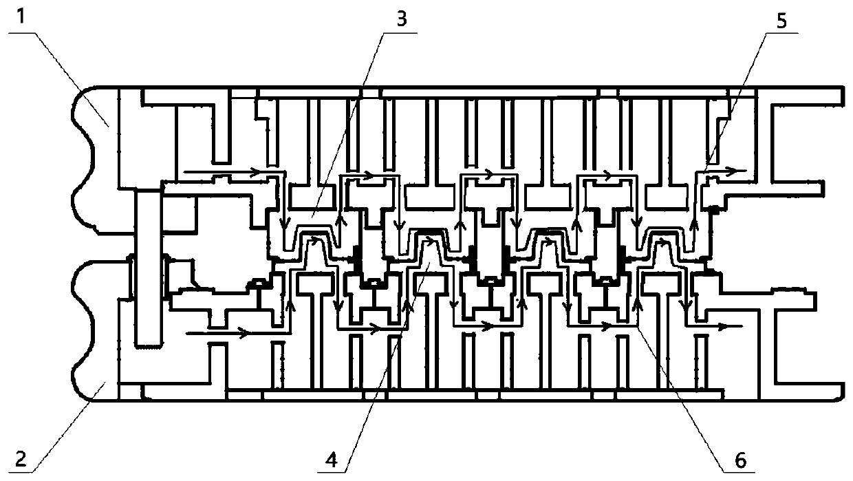 Cascade hot stamping forming method for ultrahigh-strength steel plate