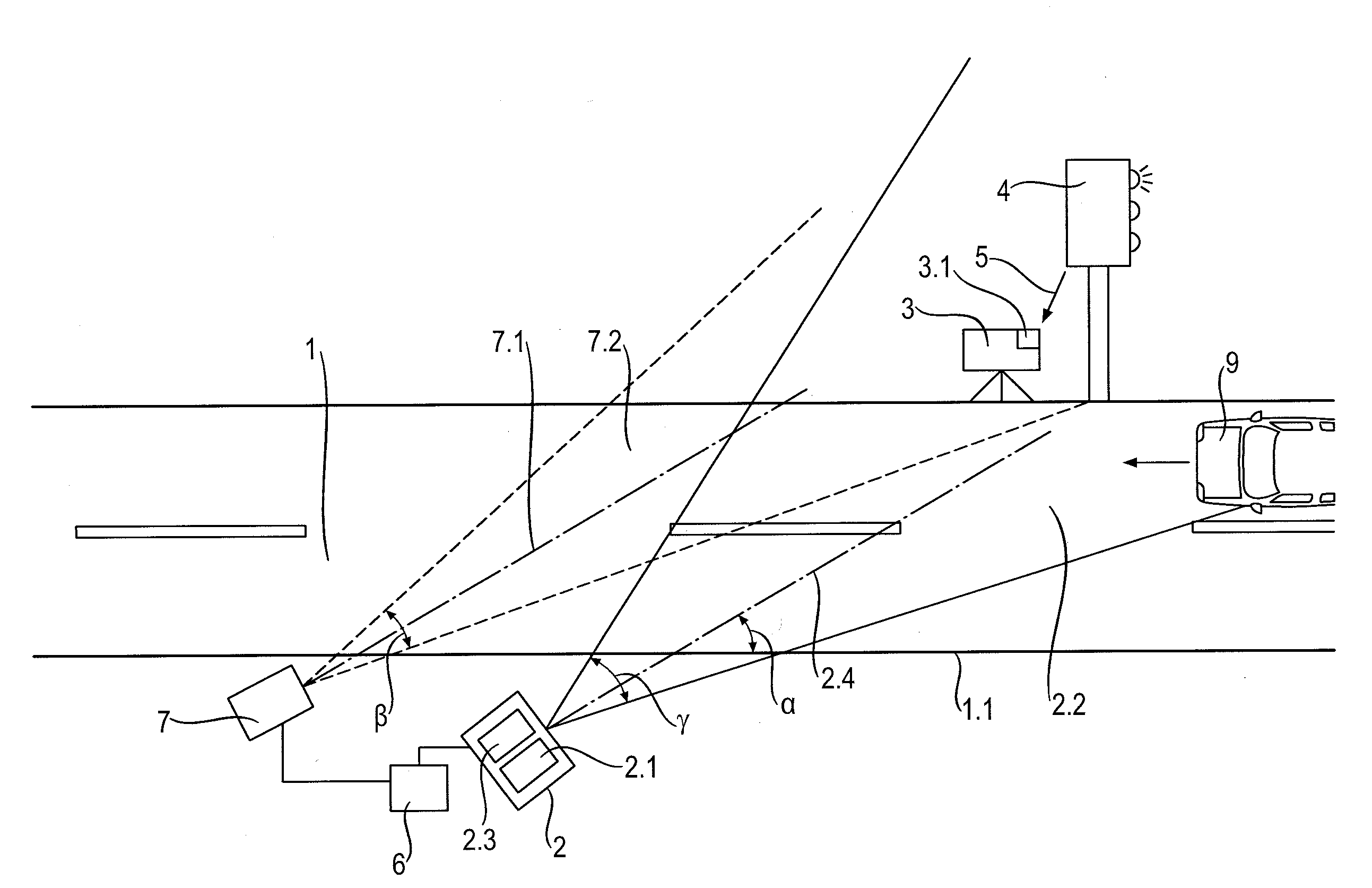 Method and Arrangement for the Detection of an Object in a Radar Field