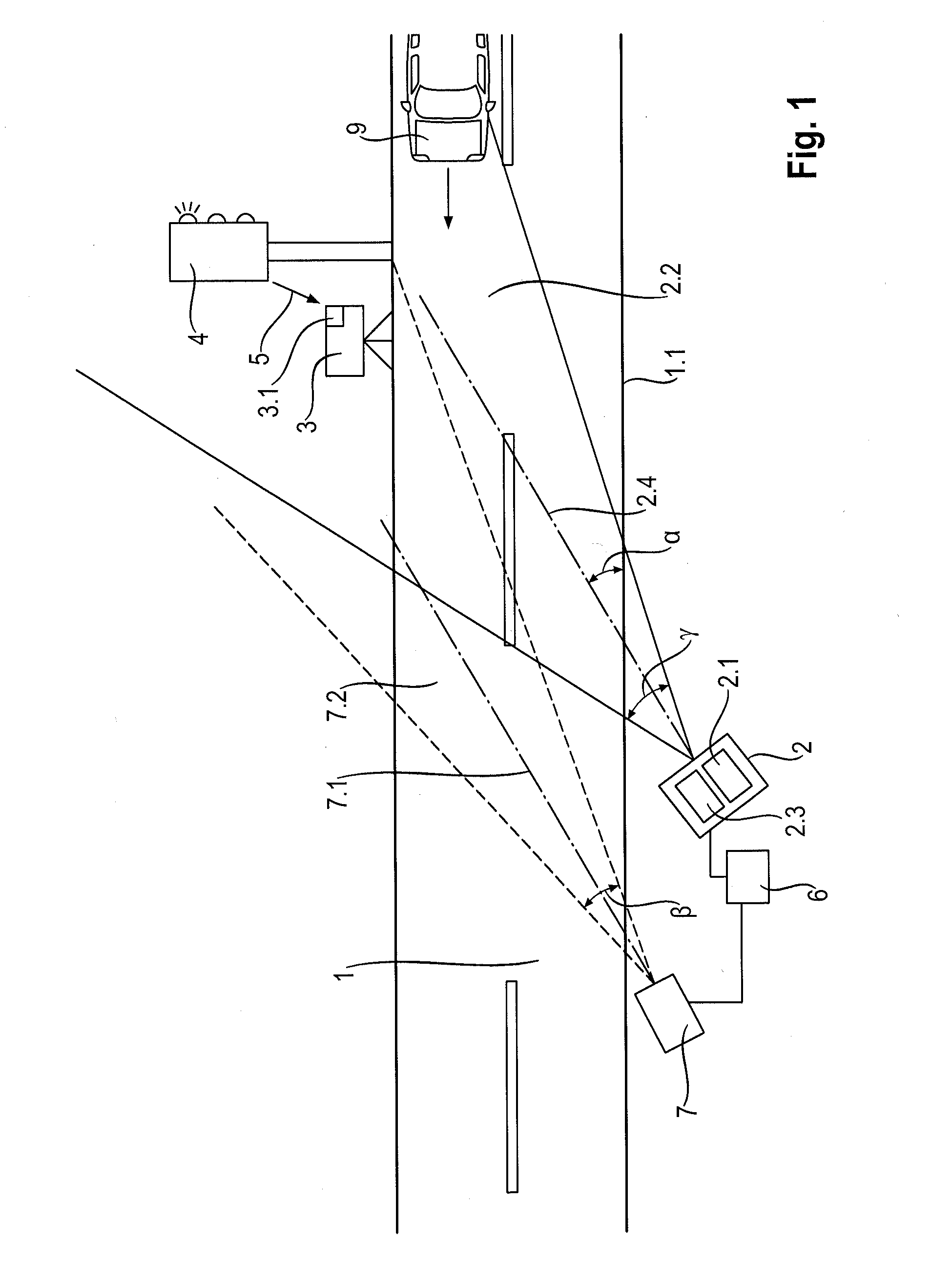 Method and Arrangement for the Detection of an Object in a Radar Field