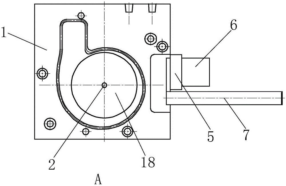 A water pump assembly dynamic effect test fixture