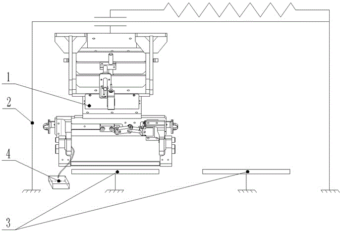 Double-station electric heating cutter device for materials