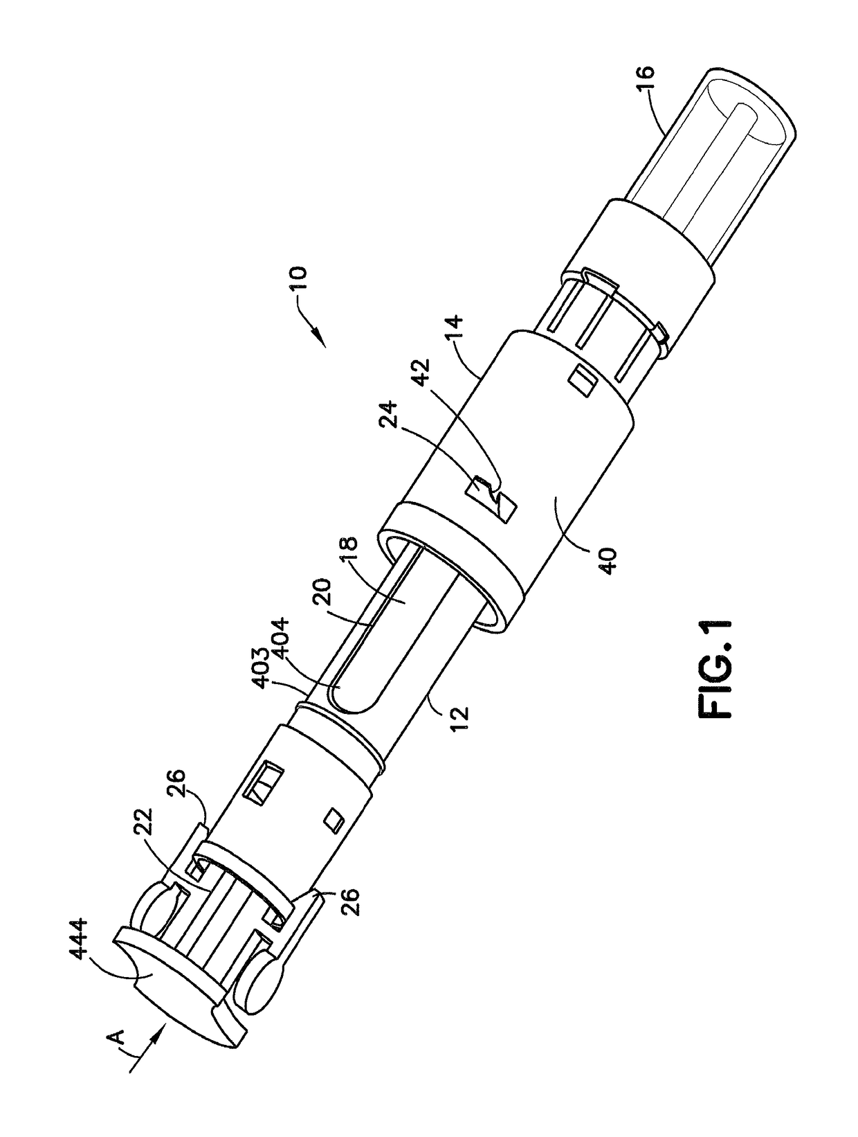 Transfer set with floating needle for drug reconstitution