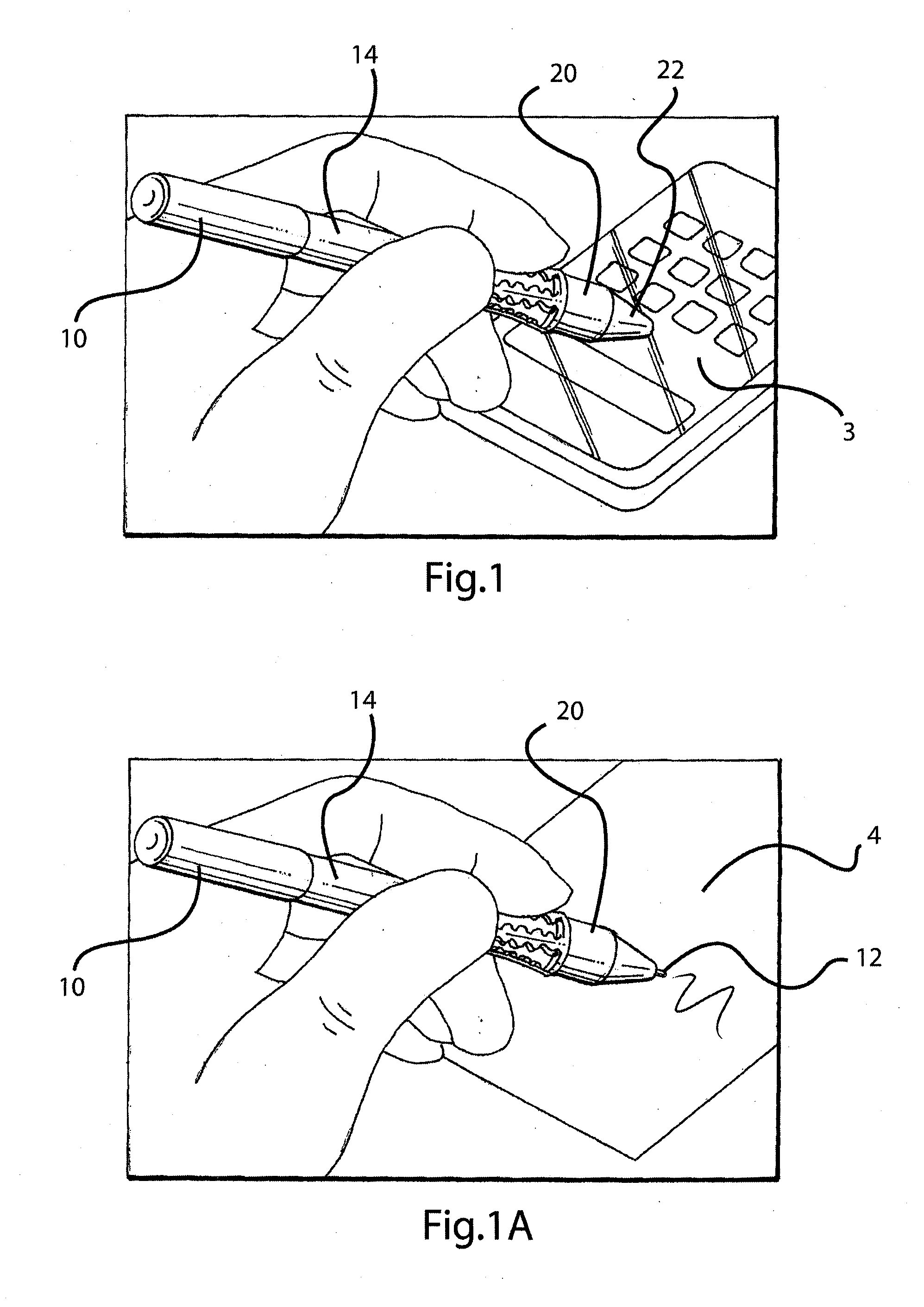 Electrically conductive touch pen