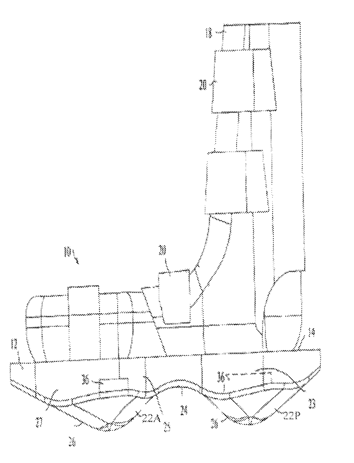 Device and methods for treating a lower limb joint pathology and lower limb pain