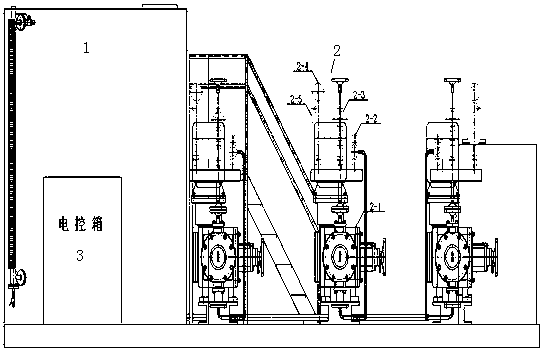 A continuous injection acidification equipment for water injection well