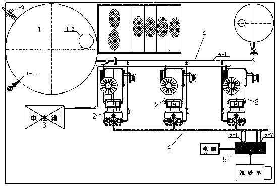 A continuous injection acidification equipment for water injection well
