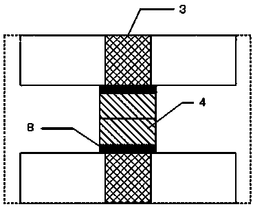 Method for achieving silicon through hole laminated chip interconnection