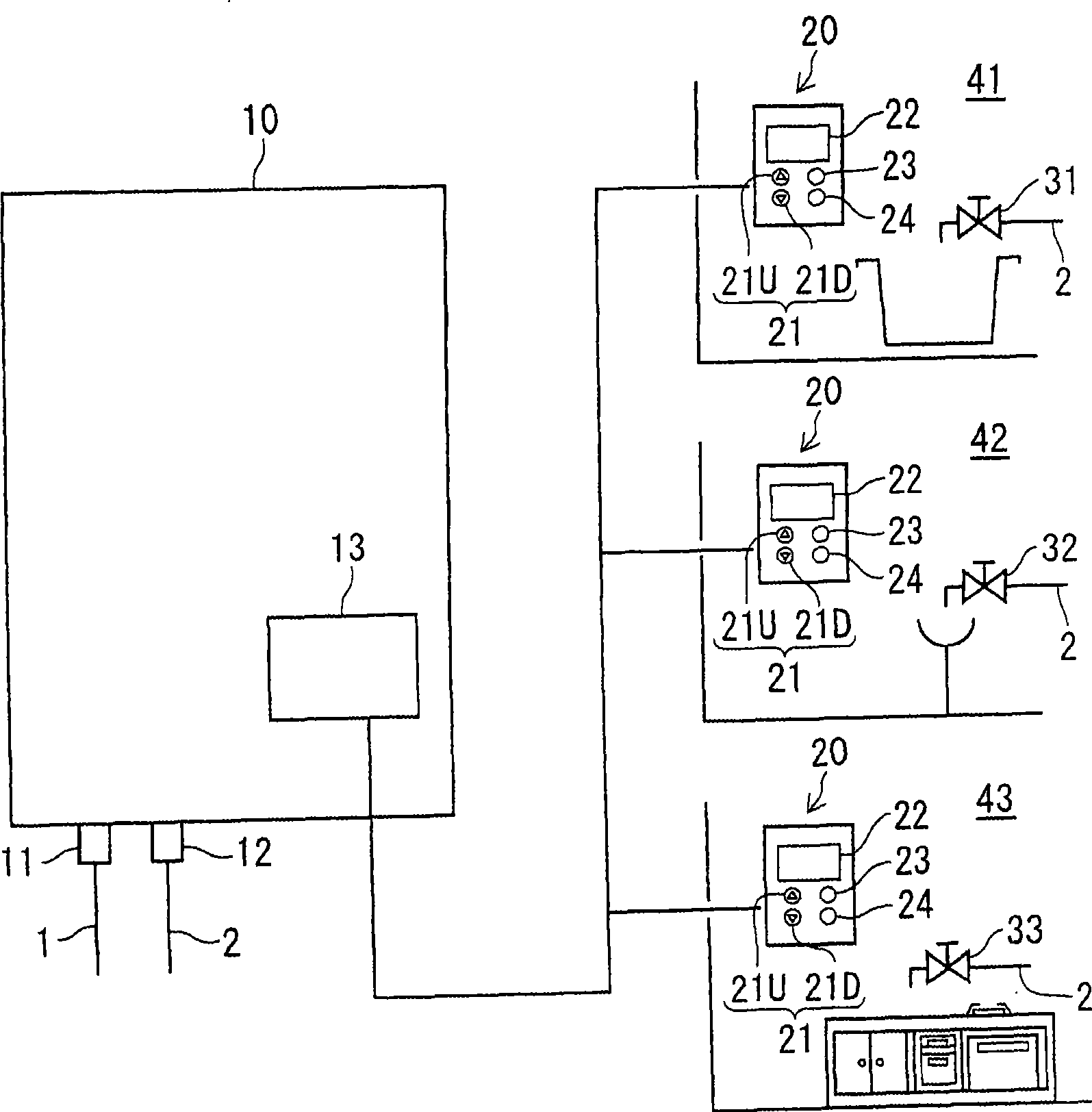 Hot water apparatus