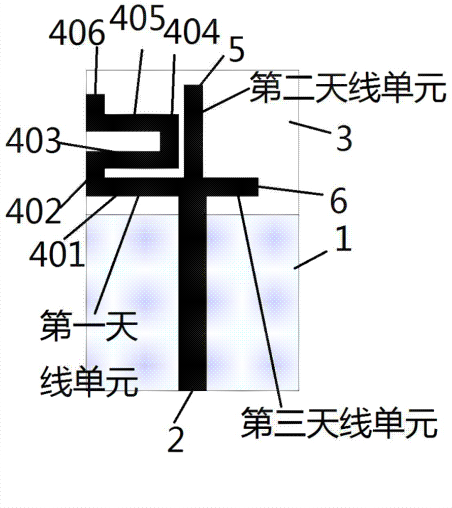 Four-frequency-band printed antenna applied to wireless communications