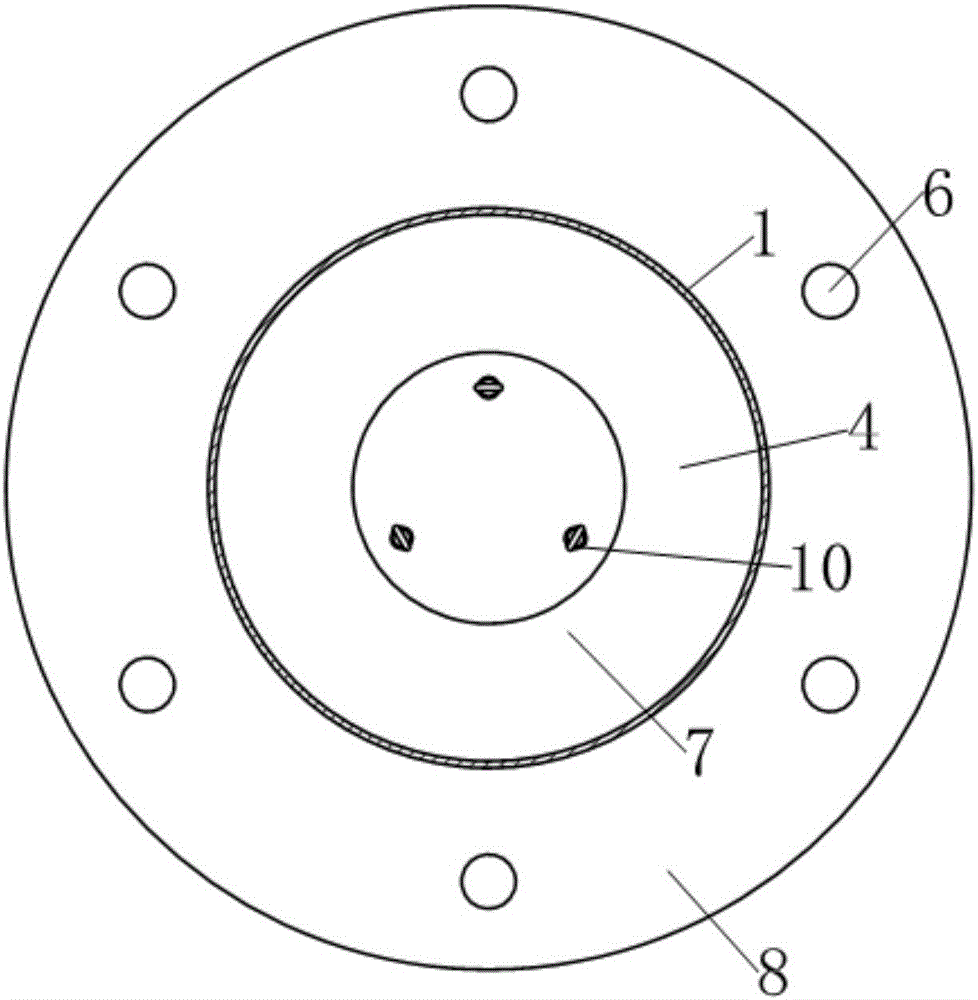 Counter pressure type disc spring damper with adjustable initial rigidity