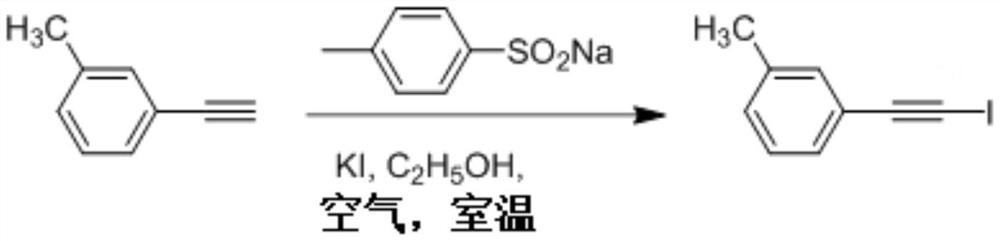Synthesis method of 1-iodo-alkyne compound
