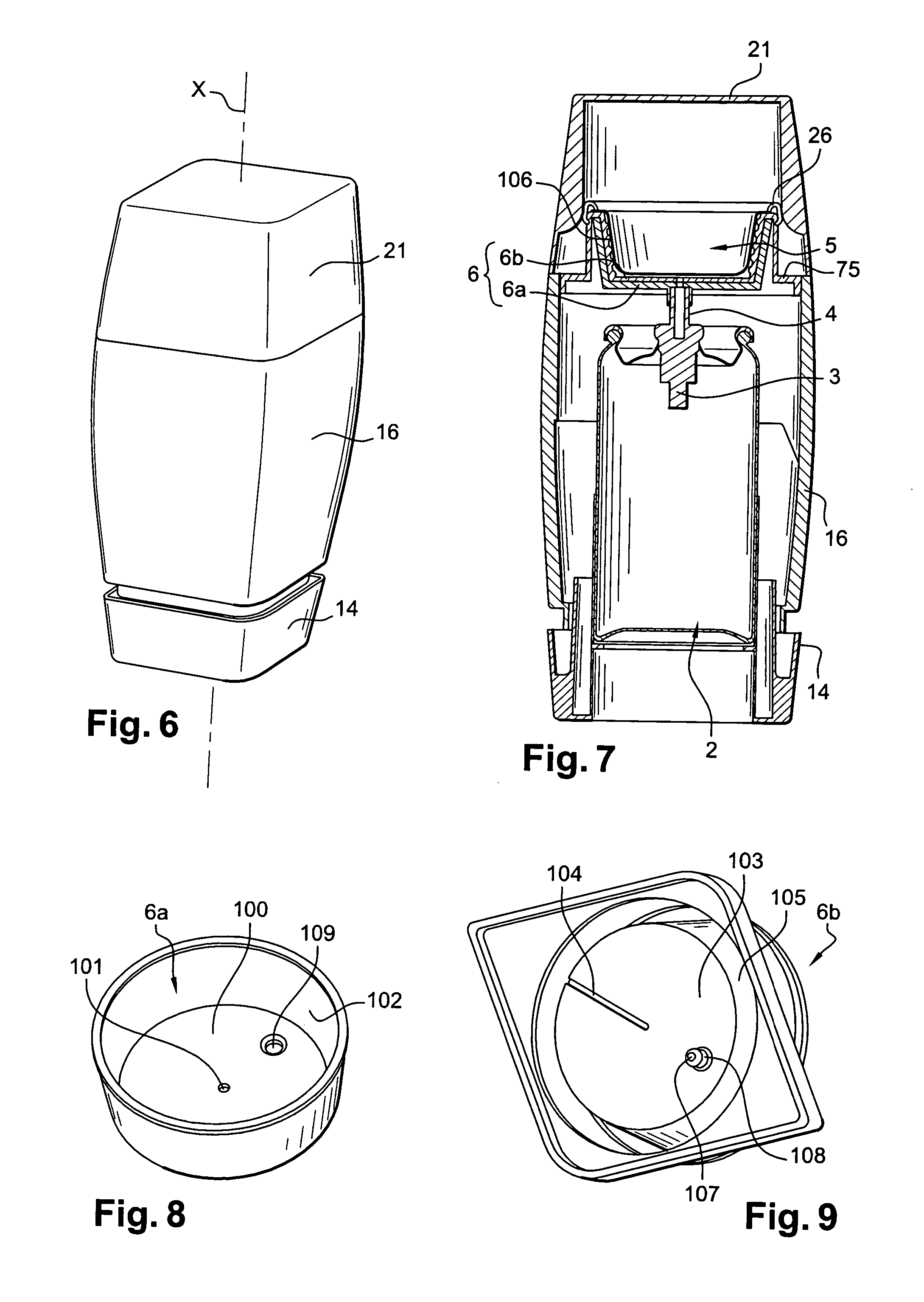Cooling device for packaging product and packaging assembly