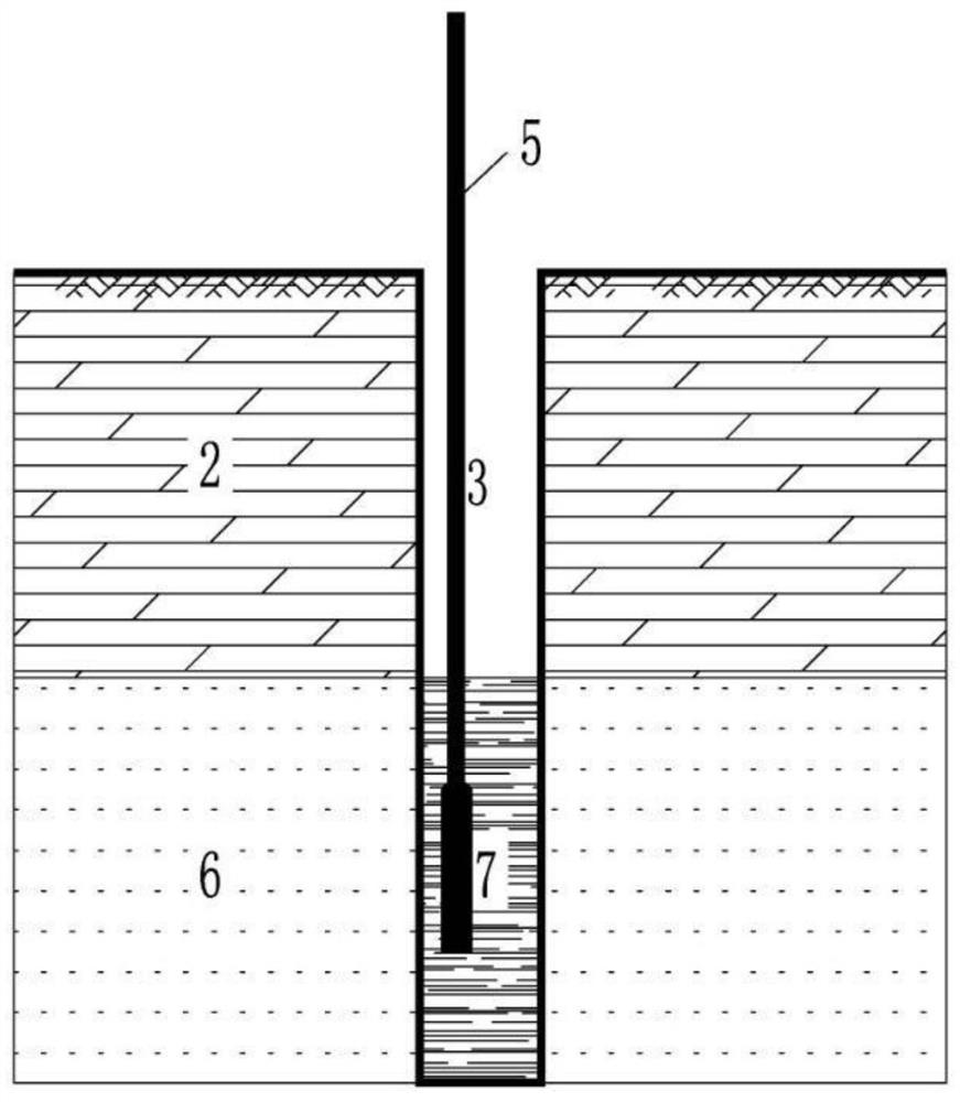 Composite hole exploration method combining drilling, Luoyang shovel and drill rod exploration