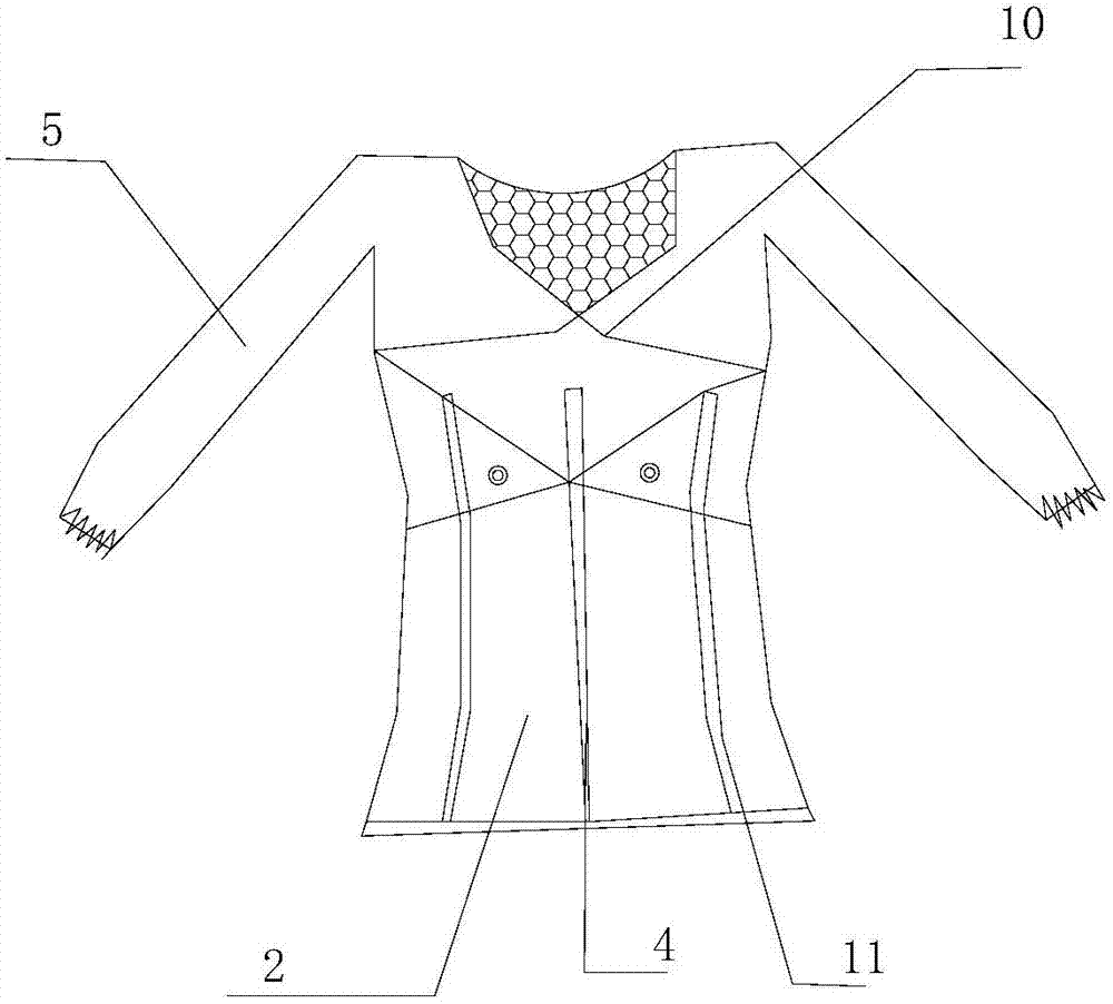 Long sleeve body shaping upper garment