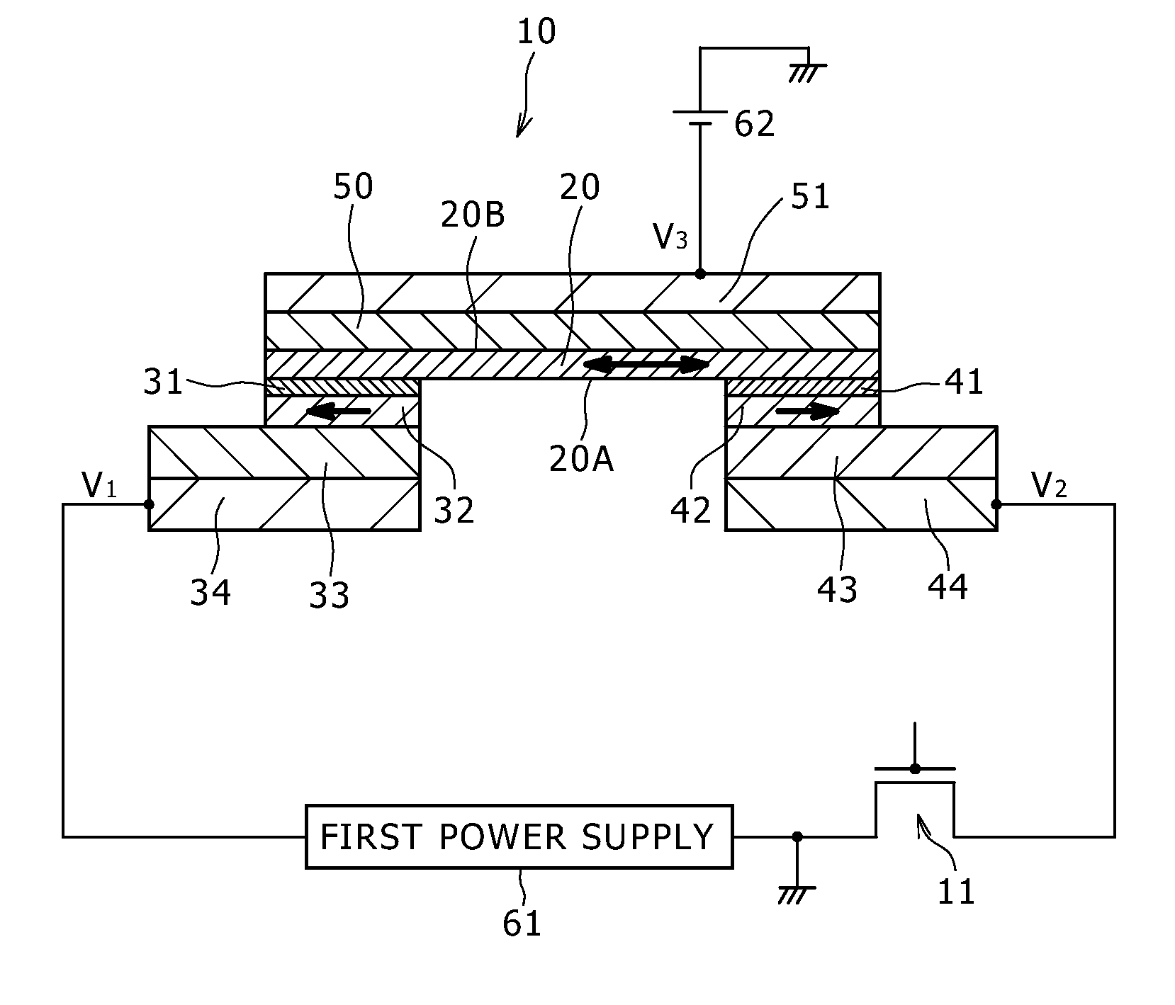 Spin-injection magnetoresistance effect element