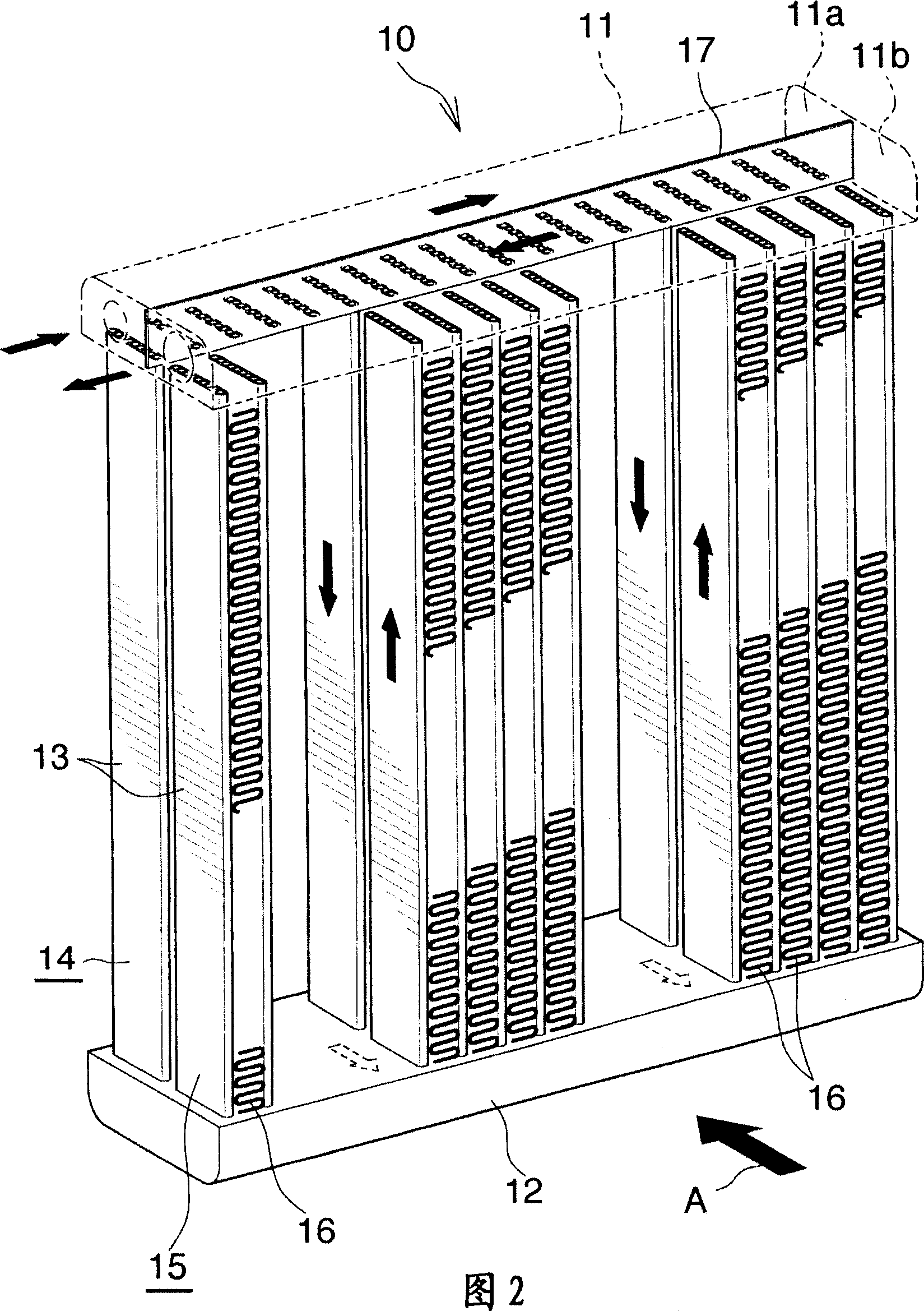 Evaporator and its manufacturing method