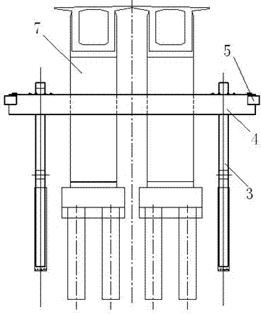 Anti-collision method and device for isolated double protection pier with auxiliary pier