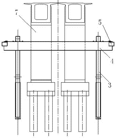 Anti-collision method and device for isolated double protection pier with auxiliary pier