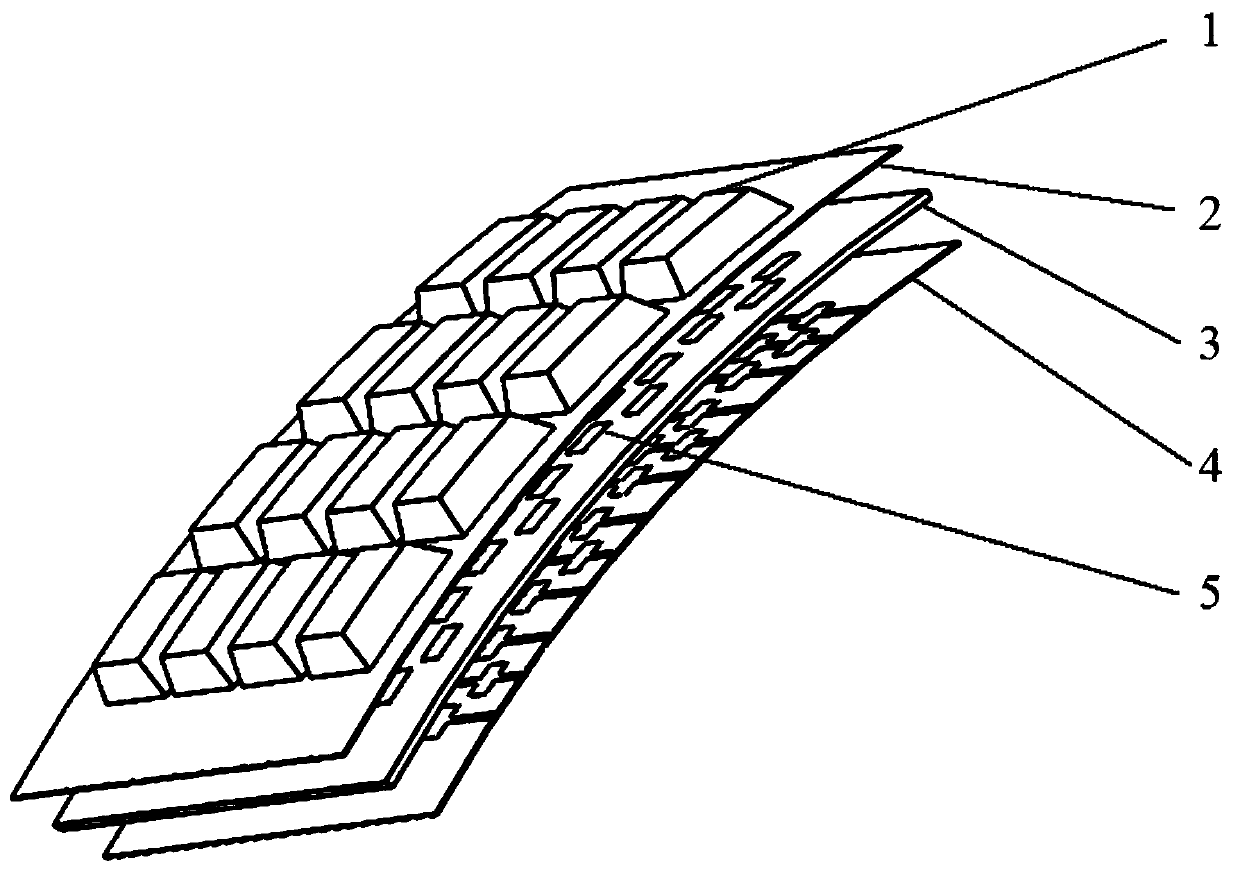 Flexible tactile sensor array and array scanning system applied to same