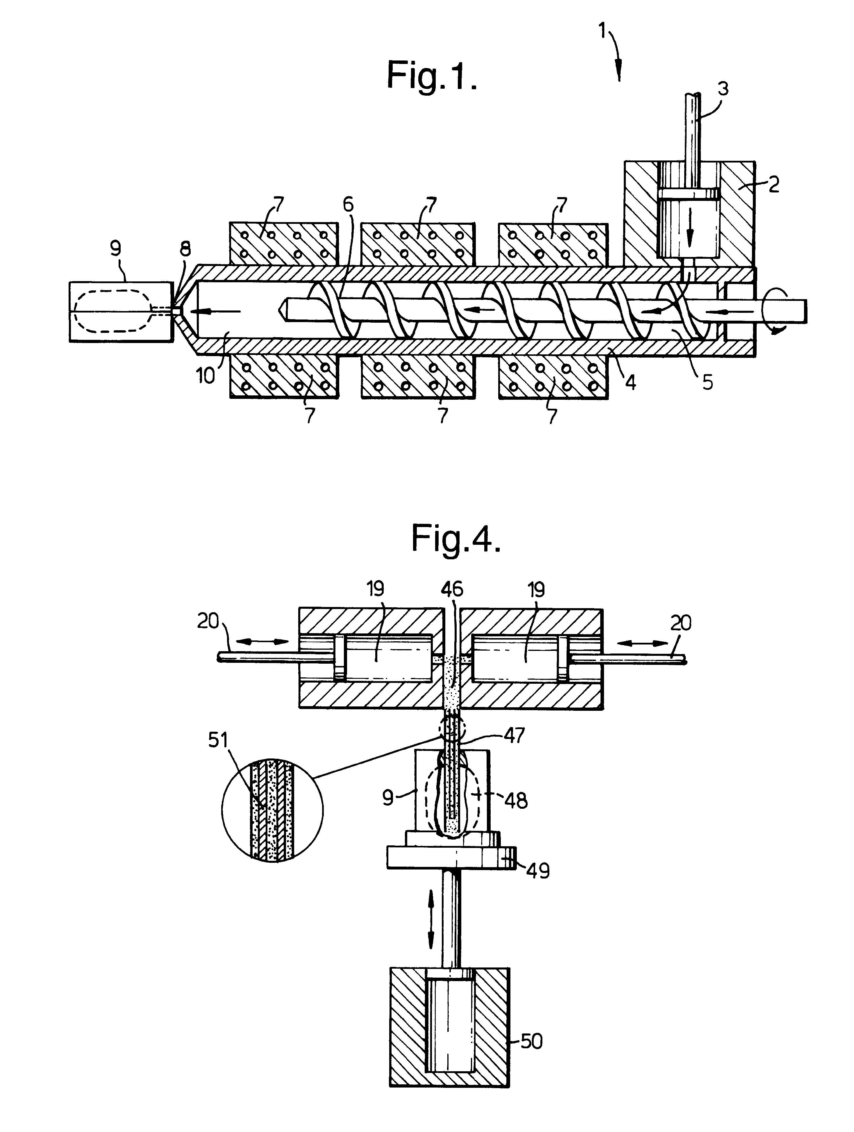 Process for molding of a detergent composition